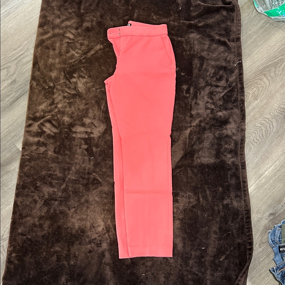 Express Vibrant Coral Trousers